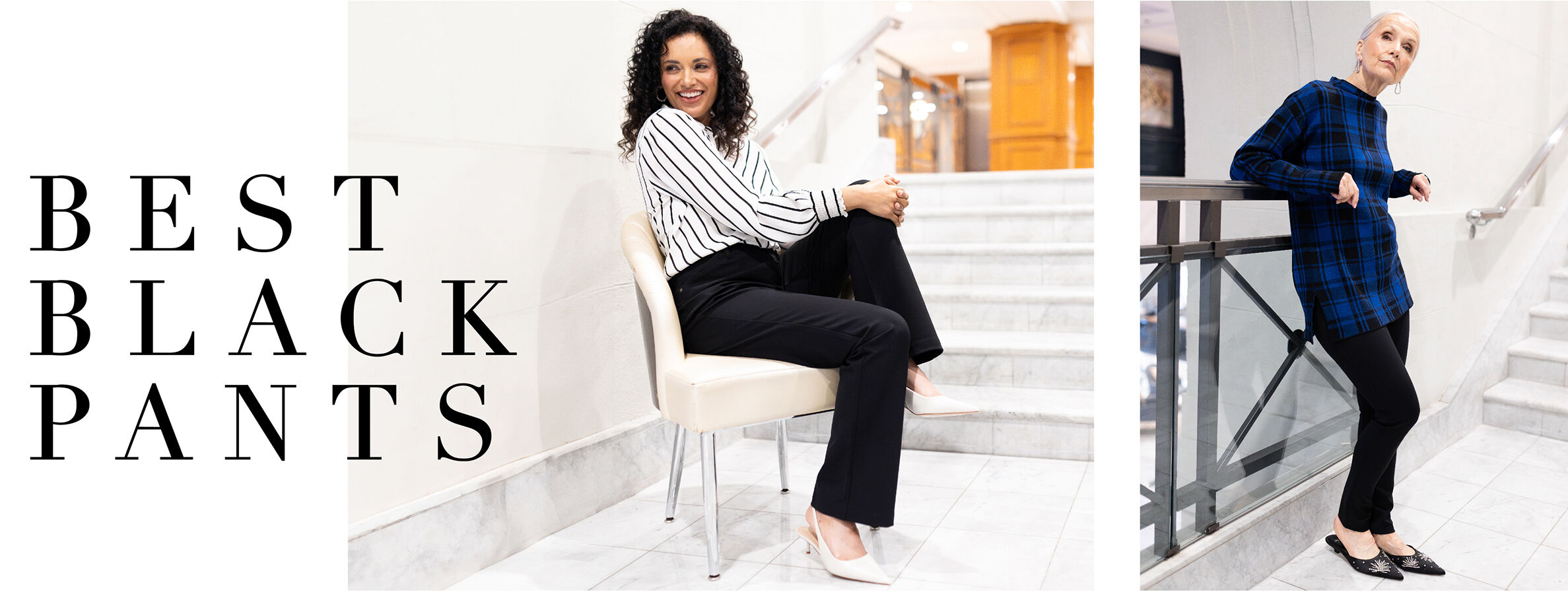 Comfortable black pants outlet